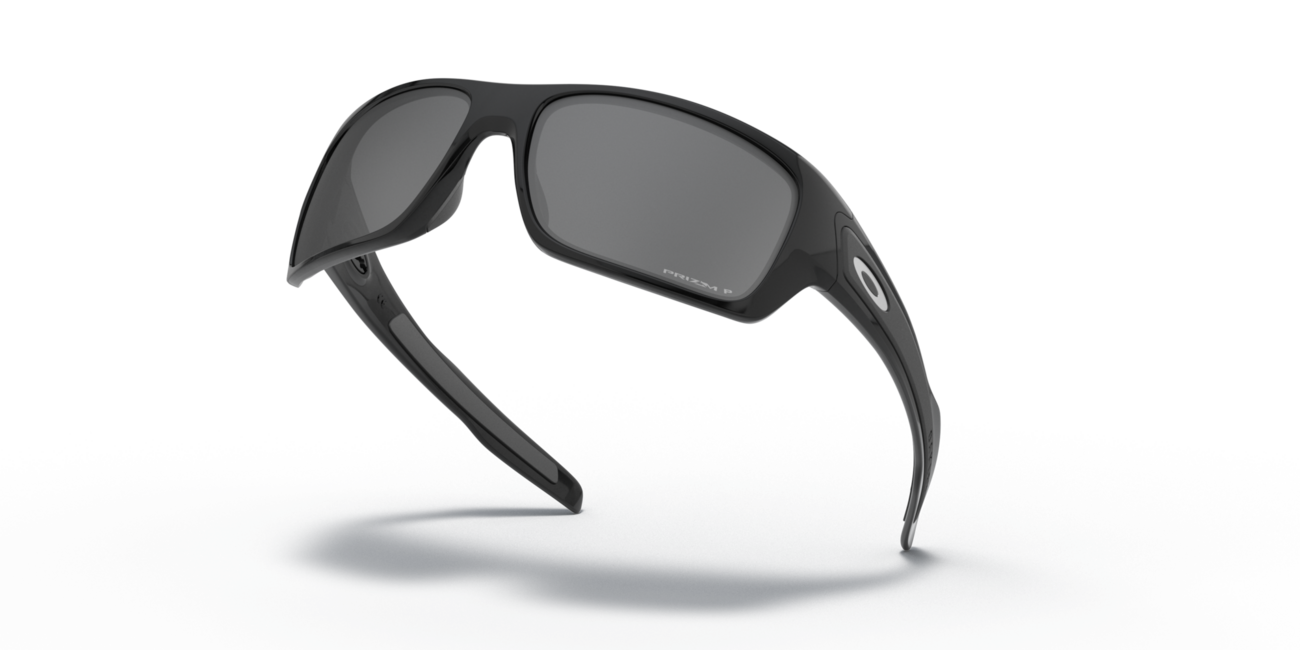 Oakley TURBINE Sonnenbrille mit Rahmen Polished Black und mit Dias Prizm Black Polarized 65