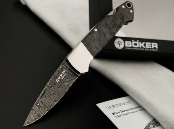 BÖKER Manufaktur Solingen Damast Annual 2017 taschenmesser 6,35 cm, damast