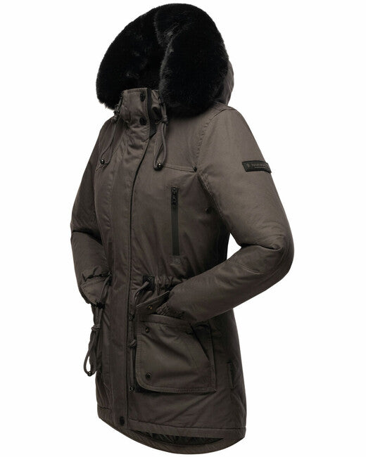 Navahoo Olessaa damen Winterjacke, anthrazit
