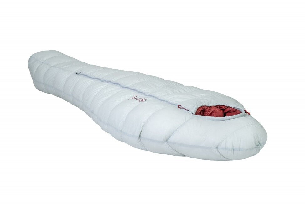 Patizon G1100 S Winterschlafsack Links Silber/Rot