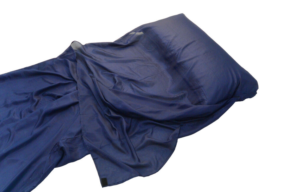 Origin Outdoors Silk rechteckigen Schlafsack Liner königsblau