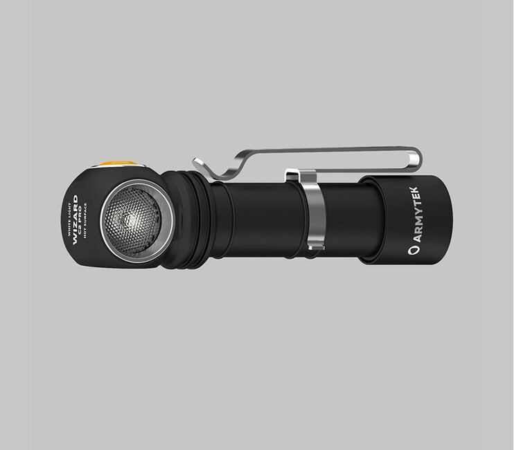 ArmyTek Wizard C2 Pro Magnet LED-taschenlampe mit Magnethalterung 2500 lm 4800 h 65, Weiße