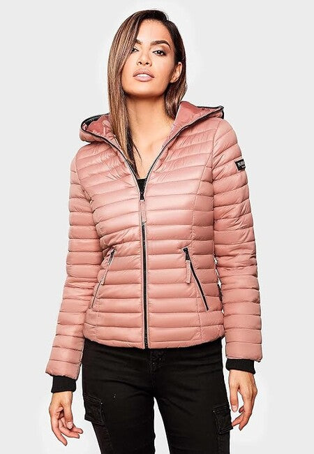 Navahoo Kimuk damen Übergangsjacke mit Kapuze, powder rose