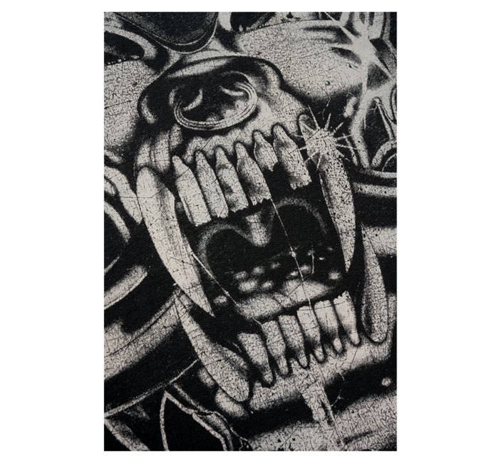 Brandit Motörhead T-shirt warpig druck, schwarz