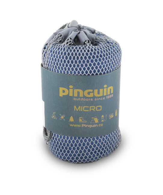 Pinguin Micro Handtuch Karte 75 x 150 cm, rot