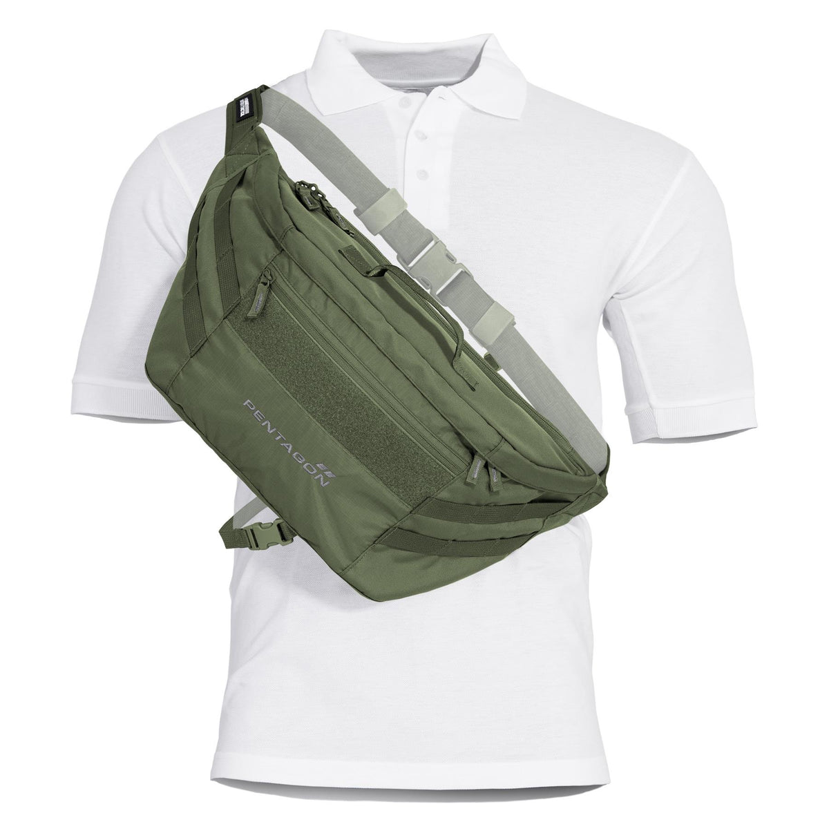 Pentagon Tasche cez rameno Telamon, oliv