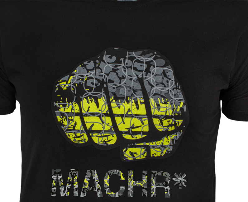 BENNON T-Shirt PREDATOR, schwarz/grün