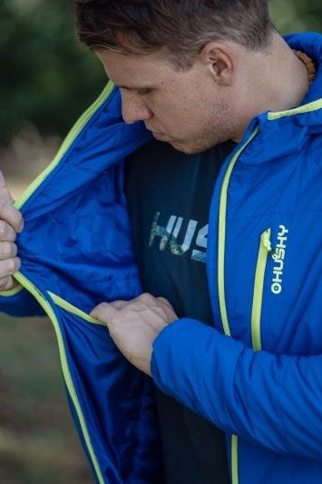 HUSKY Nitri herren gefütterte ultraleichte jacke, blau