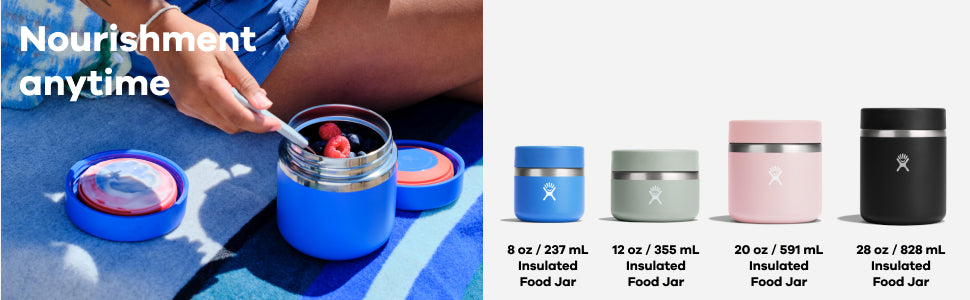 Hydro Flask Thermoskanne für Lebensmittel 8 OZ Insulated Food Jar, Kaskade