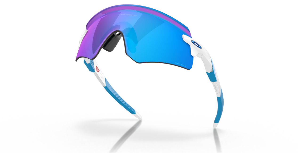 Oakley ENCODER Sonnenbrille mit Rahmen Polished White und mit Dias Prizm Sapphire