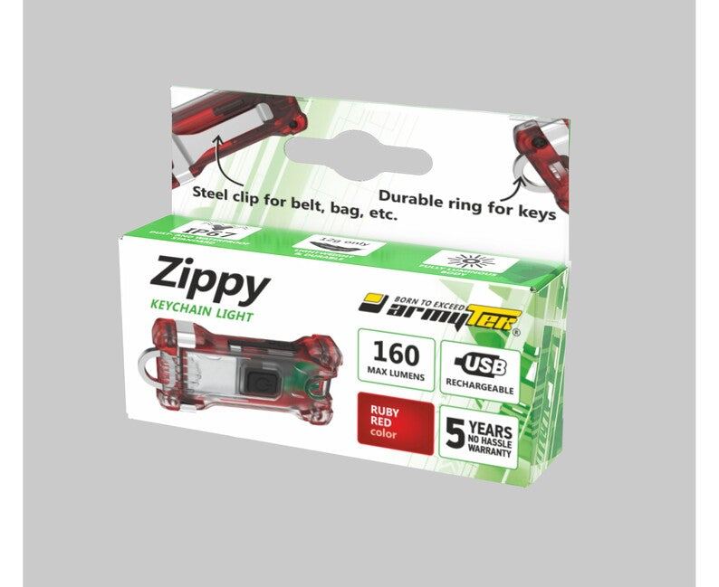 ArmyTek Zippy Led Schlüsselanhänger, rot