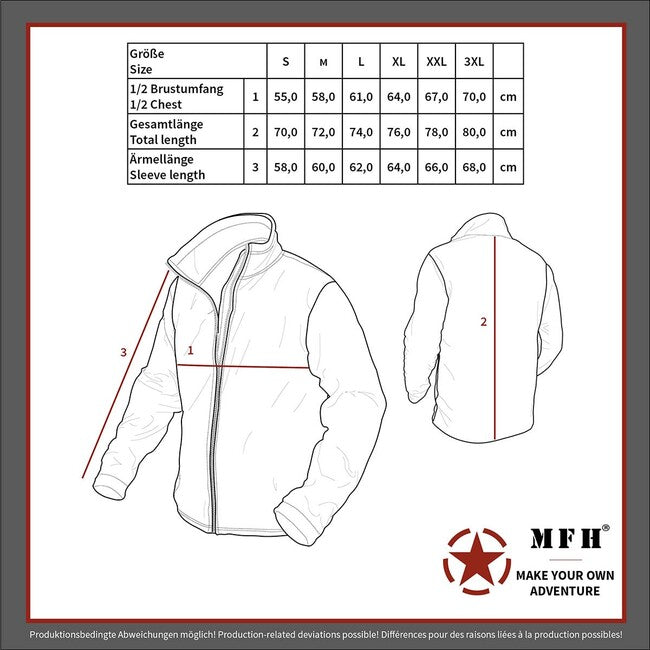 MFH Professional Australia Softshell Jacket, OD Green