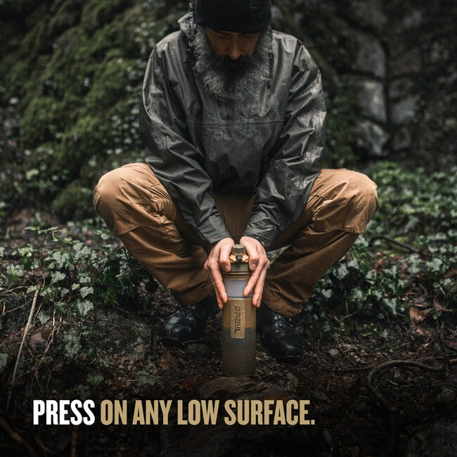 GRAYL GeoPress Purifier Filterflasche, Coyote Braun