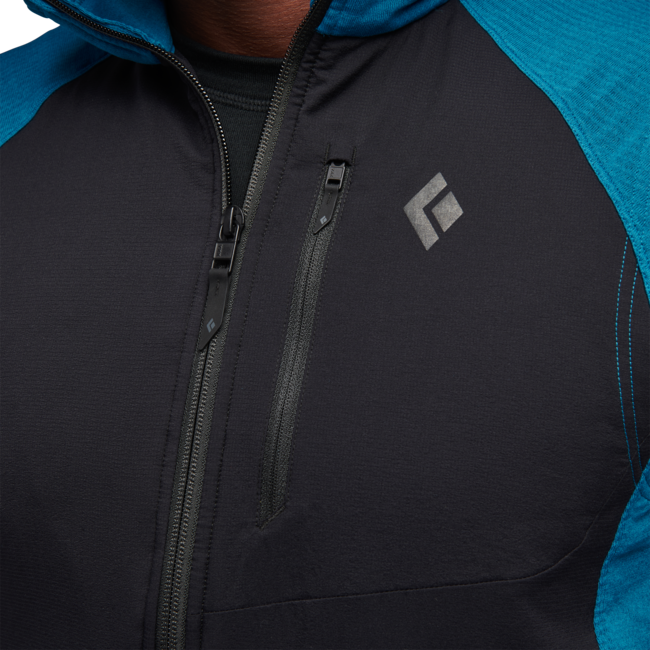 Black Diamond Coefficient Lt Hybrid vest, kingfisher-schwarz