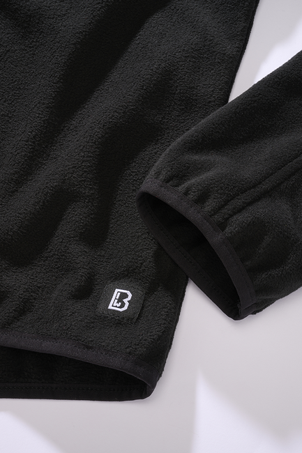 Brandit Ripstop Fleece-Kapuzenpullover, schwarz