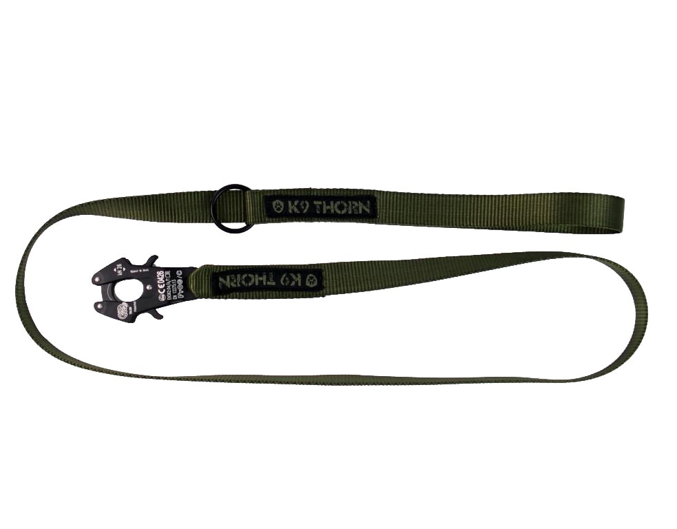 K9 Thorn Kong Frog vodítko, olivové, 150 cm
