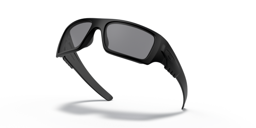 Oakley Det Cord Ballistische Brille mit dunkelgrauer Linse, matt schwarz