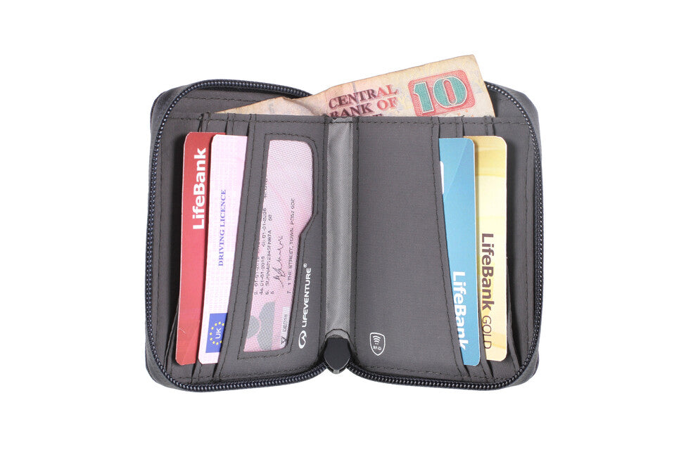 Lifeventure RFID Brieftasche ' grau