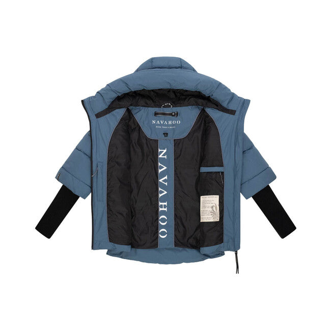 Navahoo LOTUSHERZ XIV damen Winterjacke, dusty blue