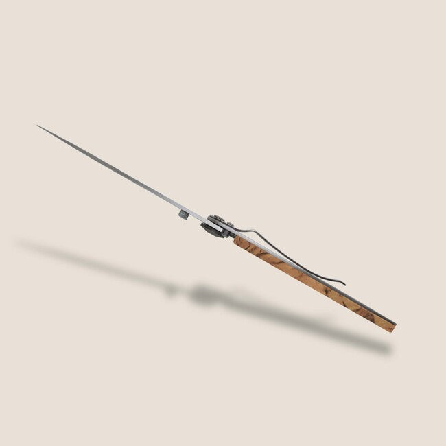 Deejo Tattoo Serration Klappmesser braun camo Hunting Day