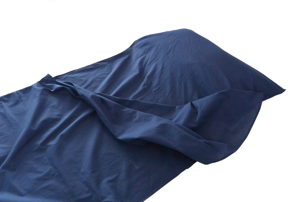 Origin Outdoors Baumwolle rechteckigen Schlafsack Liner in königsblau