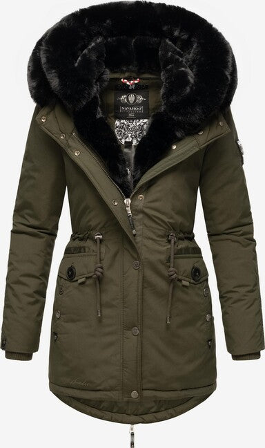 Navahoo Sweety Deluxe damen-Winterparka dunkeloliv