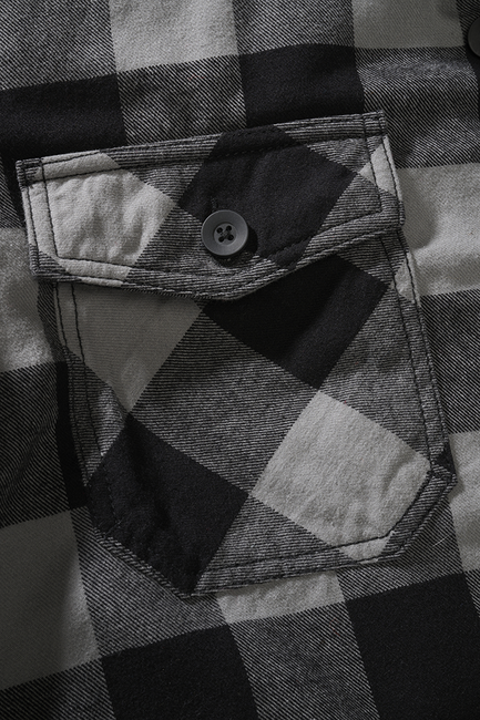 Brandit Lumber Jacket, Black/Charcoal