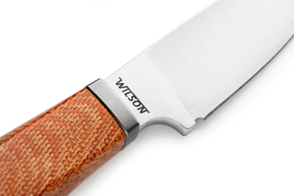 Lionsteel WILLY WL1 CVN Messer mit feststehender Klinge und Micarta-Griff