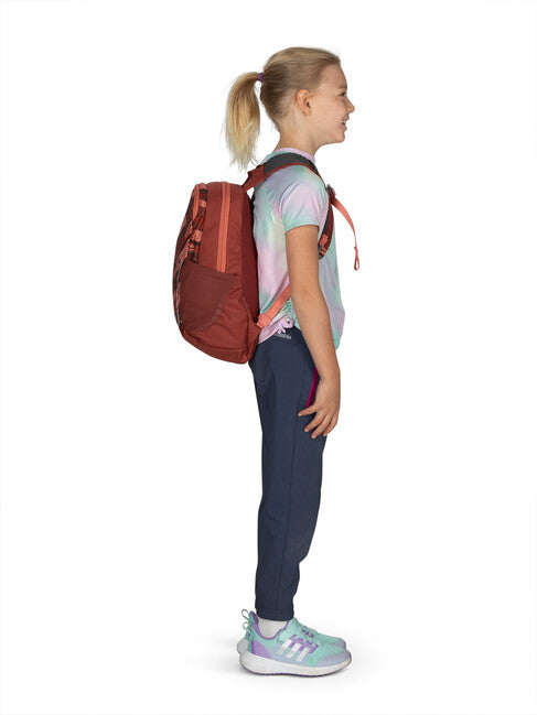 OSPREY Daylite Jr kinderrucksack pinselstriche druck/red canyon