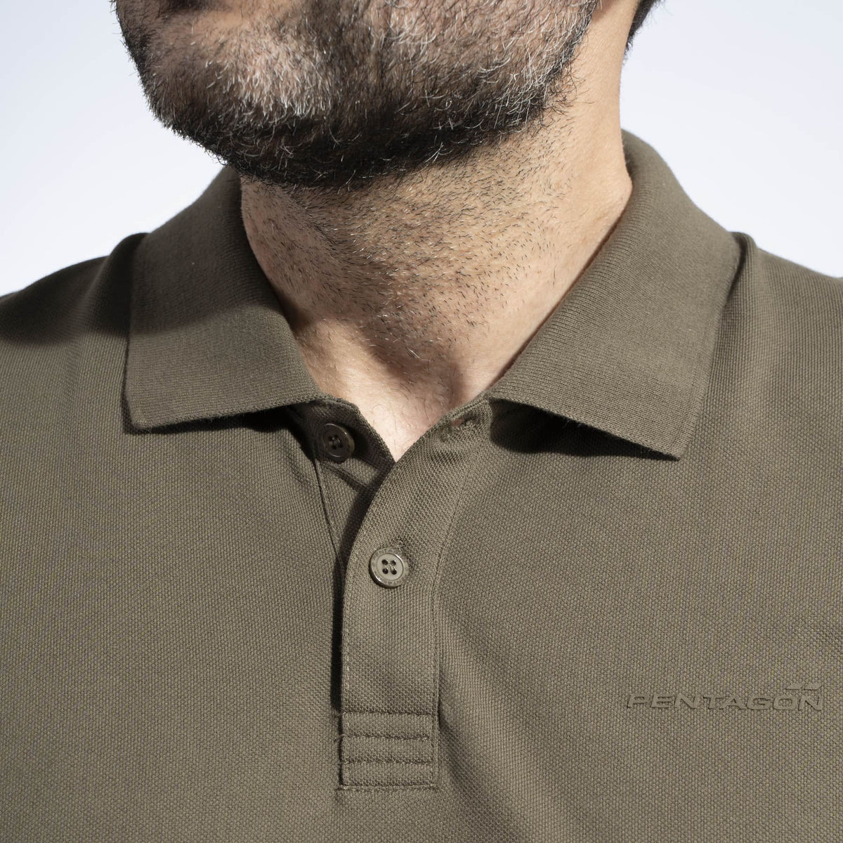 Pentagon Poloshirt Moth Piquet, weiß