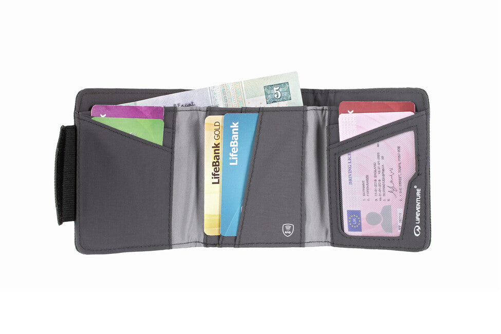 Lifeventure RFID-Brieftasche grau