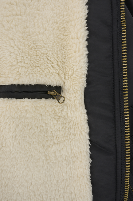 Brandit CWU Jacke mit Kapuze, schwarz