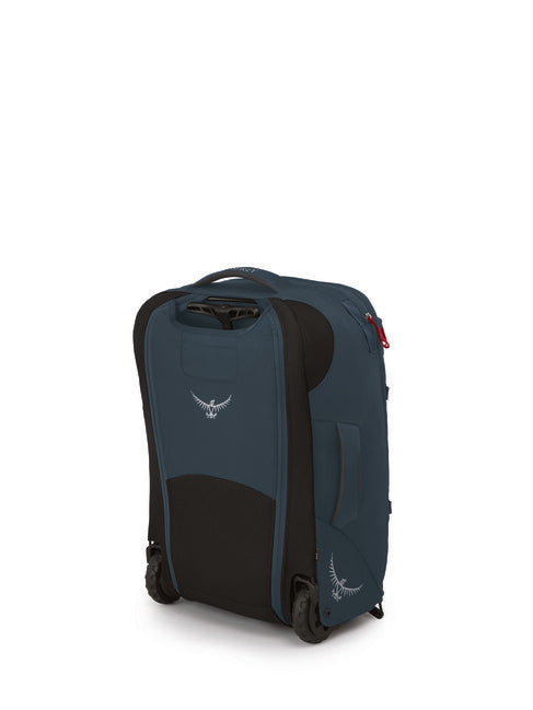 OSPREY Farpoint Wheels 36 reisetasche auf rädern, gedämpftes spaceblau
