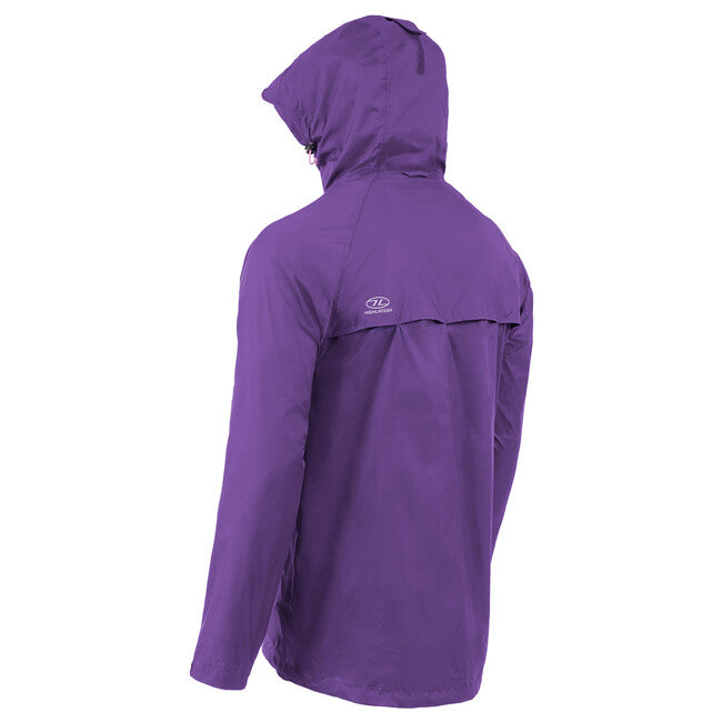 Highlander Stow and Go Raincoat, Purple