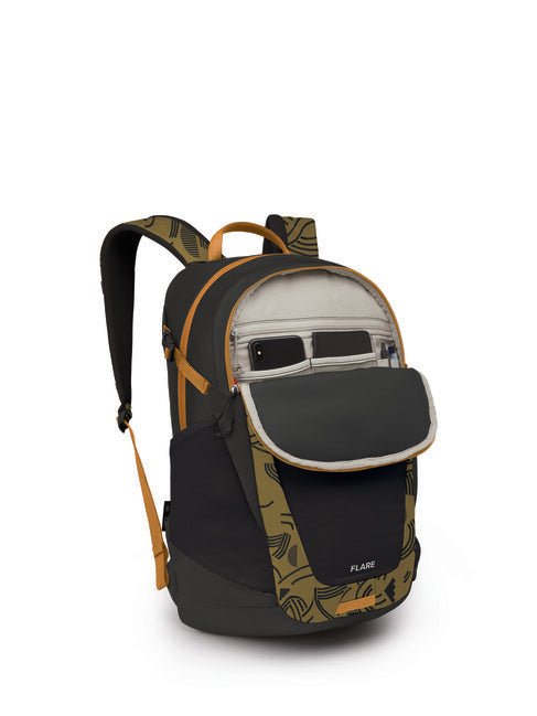 OSPREY Flare stadtrucksack find the way print/black