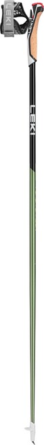 LEKI Flash Carbon Nordic Walking Stöcke, metallic grün-schwarz-neongelb