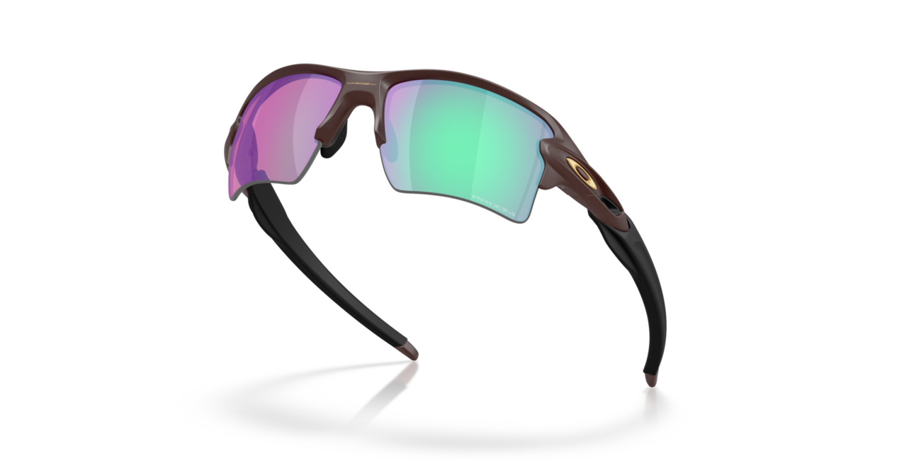 Oakley FLAK 2.0 XL Sonnenbrille mit Rahmen Matte Grenache und mit Dias Prizm Golf 59, Metal