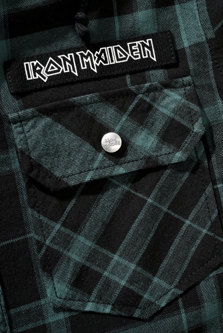 Brandit Iron Maiden Kapuzenshirt, schwarz grün