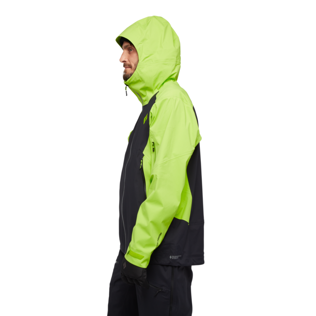 Black Diamond Recon Lt Stretch Shell, schwarz-lindgrün