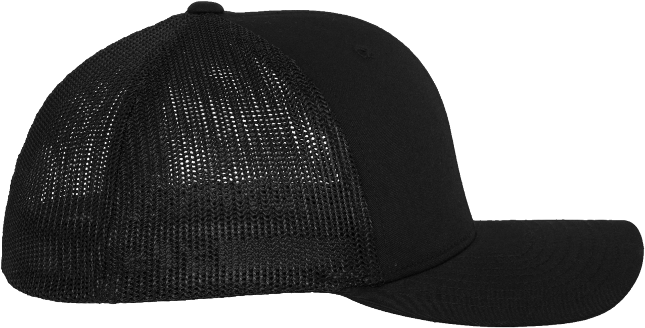 Brandit Flexfit Mesh Trucker Cap, Black