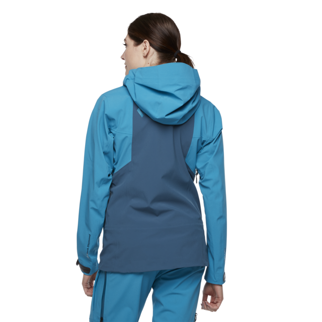 Black Diamond Recon Stretch Ski Shell damen-Skijacke, azur-azurit