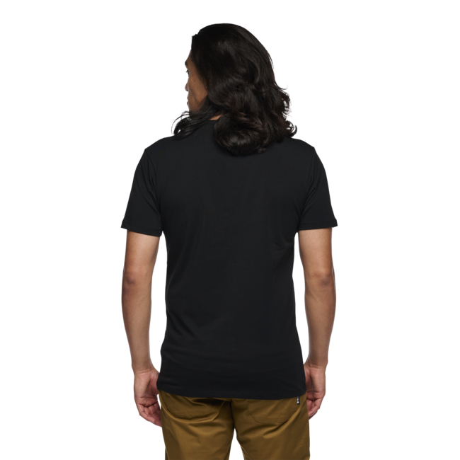 Black Diamond Chalked Up 2.0 herren kurzarm-T-shirt, schwarz
