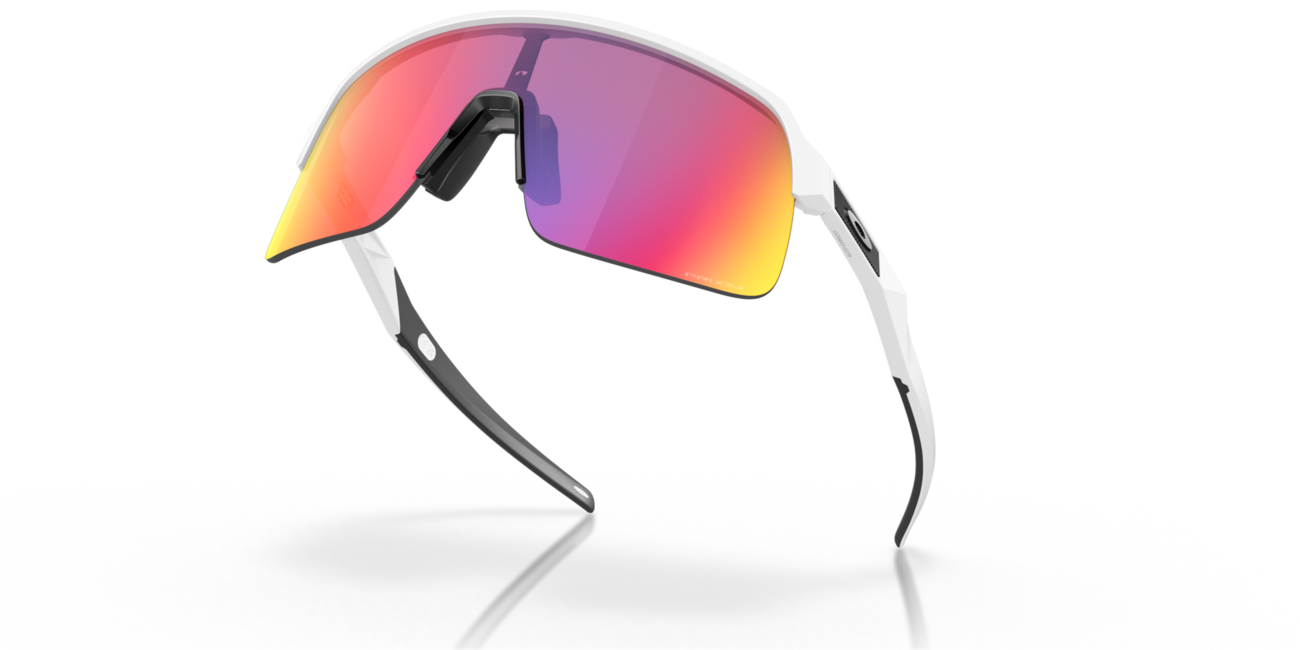 Oakley SUTRO LITE Sonnenbrille mit Rahmen Matte White und mit Dias Prizm Road
