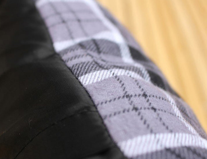 BasicNature Comfort reisekissen kariert