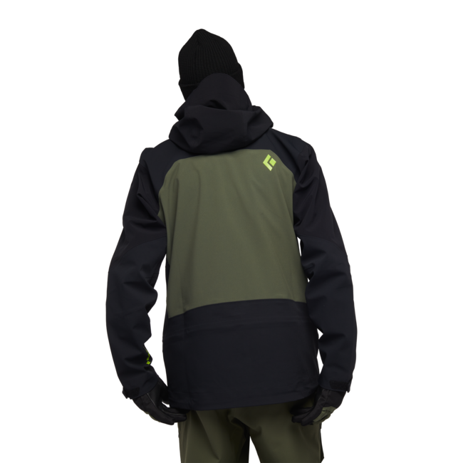 Black Diamond Recon Stretch Pro Shell herren-skijacke, schwarz-tundra
