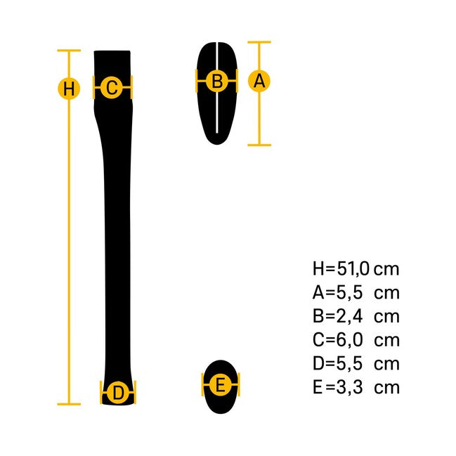Hultafors AHS 500-50x20 HB Axtstiel gerade (ID 842730)