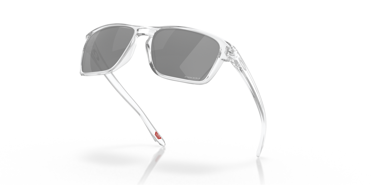 Oakley SYLAS sonnenbrille mit rahmen polished clear und mit dias prizm black 57