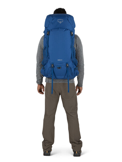 Osprey Rook 50 Hiking Backpack, Astrology Blue/Blue Flame