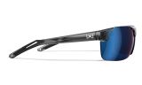 WILEY X Prime Captivate Sonnenbrille Polarized blau verspiegelt, gloss crystal grey