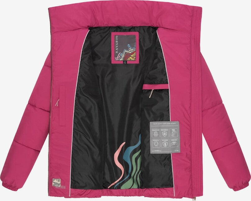 Navahoo Schokolinaa damen kurze Winterjacke, sweet berry